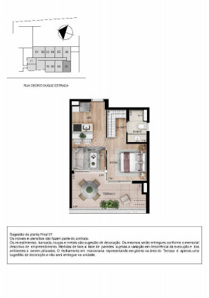 Imagem Apartamento com 1 Quarto à Venda, 44 m² em Jardins - São Paulo Imagem Apartamento com 1 Quarto à Venda, 44 m² em Jardins - São Paulo
