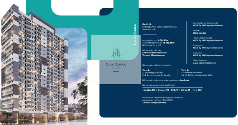 Imagem Apartamento com 2 Quartos à Venda, 76 m² em Edifício Ipa Club - Sorocaba Imagem Apartamento com 2 Quartos à Venda, 76 m² em Edifício Ipa Club - Sorocaba