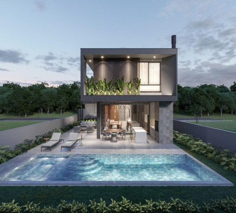 Imagem Casa de Condomínio com 3 Quartos à Venda, 329 m² em Santa Regina - Camboriú