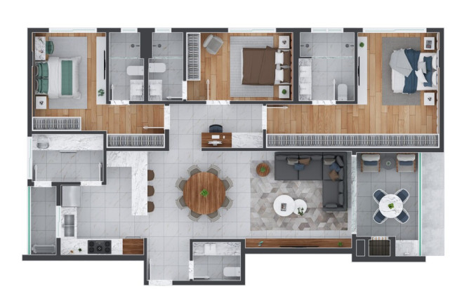 Imagem Apartamento com 3 Quartos à Venda, 167 m² em Hugo Lange - Curitiba Imagem Apartamento com 3 Quartos à Venda, 167 m² em Hugo Lange - Curitiba