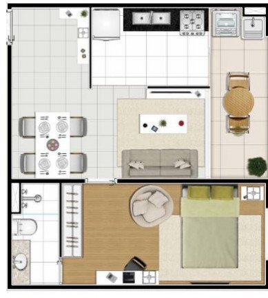 Imagem Apartamento com 1 Quarto à Venda, 49 m² em Alphaville - Barueri Imagem Apartamento com 1 Quarto à Venda, 49 m² em Alphaville - Barueri