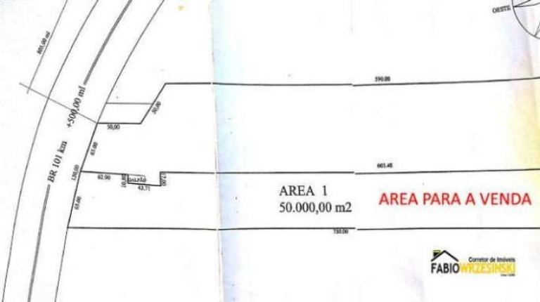 Imagem Terreno à Venda, 50.000 m² em Barra Itapocú - Araquari
