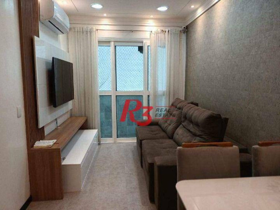 Imóvel com 2 Quartos à Venda ou Locação, 75 m² em Gonzaga - Santos