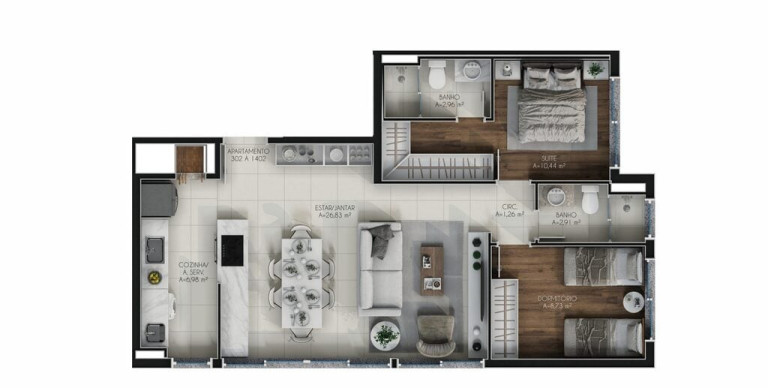 Imagem Apartamento com 2 Quartos à Venda, 63 m² em Jardim Botânico - Porto Alegre Imagem Apartamento com 2 Quartos à Venda, 63 m² em Jardim Botânico - Porto Alegre