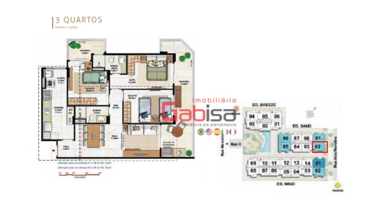 Imagem Apartamento com 3 Quartos à Venda, 96 m² em Vila Nova - Cabo Frio