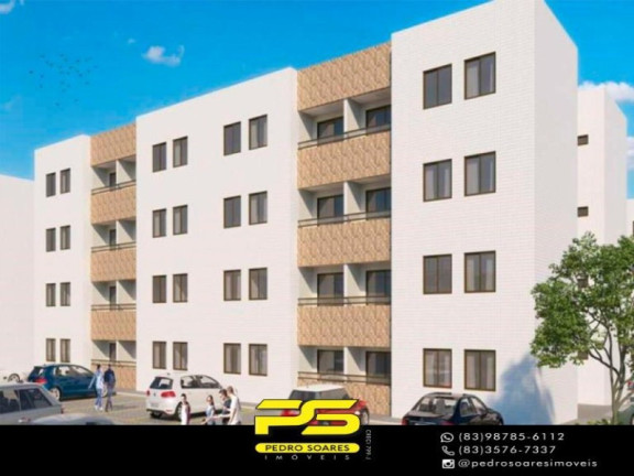 Apartamento com 2 Quartos à Venda, 53 m² em Bancários - João Pessoa