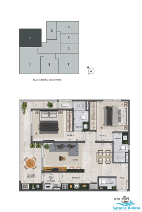 Imagem Apartamento com 2 Quartos à Venda, 73 m² em Itaguá - Ubatuba Imagem Apartamento com 2 Quartos à Venda, 73 m² em Itaguá - Ubatuba