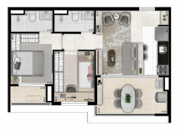 Imagem Apartamento com 2 Quartos à Venda, 54 m² em Vila Nair - São Paulo Imagem Apartamento com 2 Quartos à Venda, 54 m² em Vila Nair - São Paulo