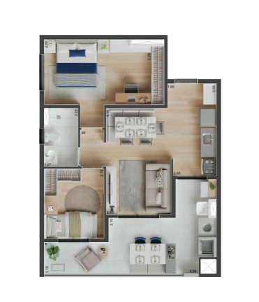 Imagem Apartamento com 2 Quartos à Venda, 44 m² em Vila Olímpia - São Paulo Imagem Apartamento com 2 Quartos à Venda, 44 m² em Vila Olímpia - São Paulo