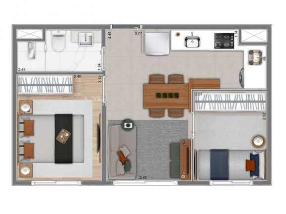 Imagem Imóvel com 2 Quartos à Venda, 34 m² em Socorro - São Paulo Imagem Imóvel com 2 Quartos à Venda, 34 m² em Socorro - São Paulo