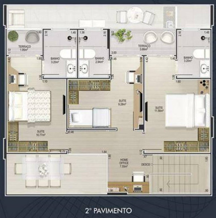 Imagem Apartamento com 4 Quartos à Venda, 145 m² em Canto Do Forte - Praia Grande