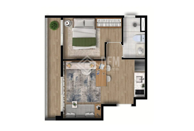 Imagem Apartamento com 1 Quarto para Alugar, 33 m² em Bela Vista - São Paulo Imagem Apartamento com 1 Quarto para Alugar, 33 m² em Bela Vista - São Paulo