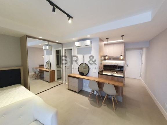 Imagem Apartamento com 1 Quarto para Alugar, 41 m² em Brooklin - São Paulo Imagem Apartamento com 1 Quarto para Alugar, 41 m² em Brooklin - São Paulo