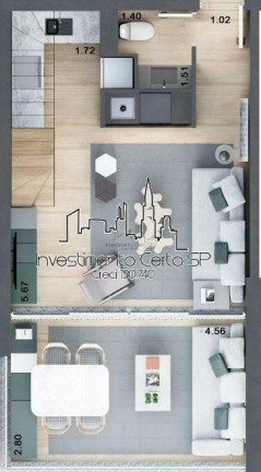 Imagem Cobertura com 1 Quarto à Venda, 91 m² em Vila Nova Conceição - São Paulo Imagem Cobertura com 1 Quarto à Venda, 91 m² em Vila Nova Conceição - São Paulo
