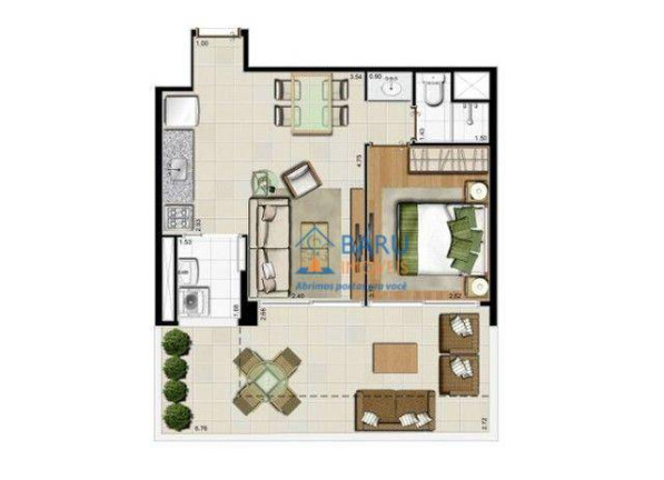 Imagem Apartamento com 1 Quarto à Venda, 58 m² em Perdizes - São Paulo Imagem Apartamento com 1 Quarto à Venda, 58 m² em Perdizes - São Paulo