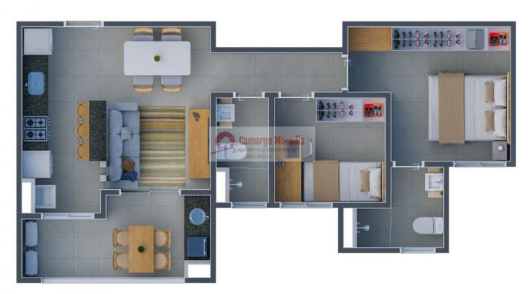 Imagem Apartamento com 3 Quartos à Venda, 67 m² em Jardim Imperador - Suzano Imagem Apartamento com 3 Quartos à Venda, 67 m² em Jardim Imperador - Suzano