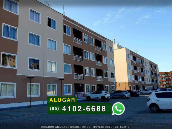 Imagem Apartamento com 2 Quartos para Alugar, 49 m² em Centro - Eusébio Imagem Apartamento com 2 Quartos para Alugar, 49 m² em Centro - Eusébio