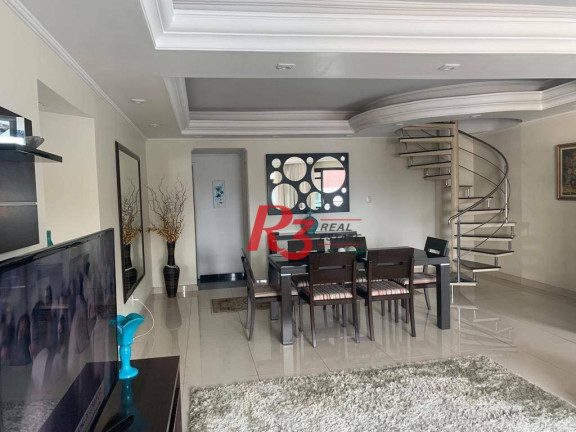 Imagem Cobertura com 3 Quartos à Venda, 260 m² em Boqueirão - Santos Imagem Cobertura com 3 Quartos à Venda, 260 m² em Boqueirão - Santos