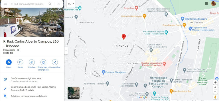 Imagem Terreno à Venda, 384 m² em Trindade - Florianópolis