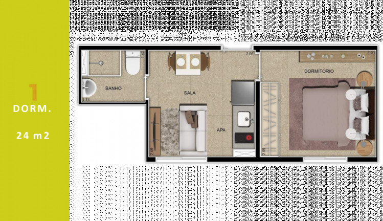 Imagem Apartamento com 2 Quartos à Venda, 34 m² em Barra Funda - São Paulo Imagem Apartamento com 2 Quartos à Venda, 34 m² em Barra Funda - São Paulo