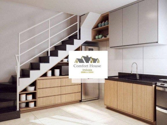 Imagem Cobertura com 2 Quartos à Venda, 96 m² em Santa Maria - Santo André Imagem Cobertura com 2 Quartos à Venda, 96 m² em Santa Maria - Santo André