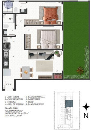 Imagem Apartamento com 2 Quartos à Venda, 92 m² em Ingleses Do Rio Vermelho - Florianópolis
