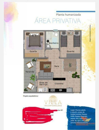 Imagem Apartamento com 2 Quartos à Venda, 56 m² em Indaiá - Caraguatatuba