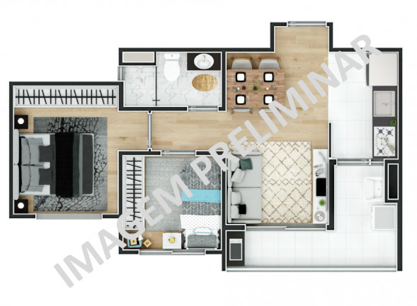 Imagem Apartamento com 2 Quartos à Venda, 36 m² em Jardim São Luís - São Paulo Imagem Apartamento com 2 Quartos à Venda, 36 m² em Jardim São Luís - São Paulo