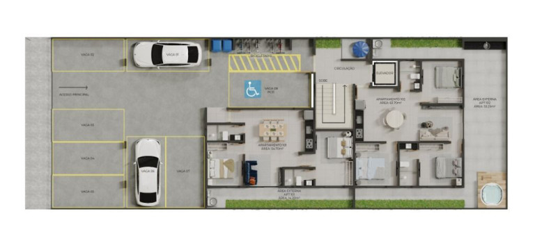 Imagem Apartamento com 3 Quartos à Venda, 68 m² em Cabo Branco - João Pessoa Imagem Apartamento com 3 Quartos à Venda, 68 m² em Cabo Branco - João Pessoa