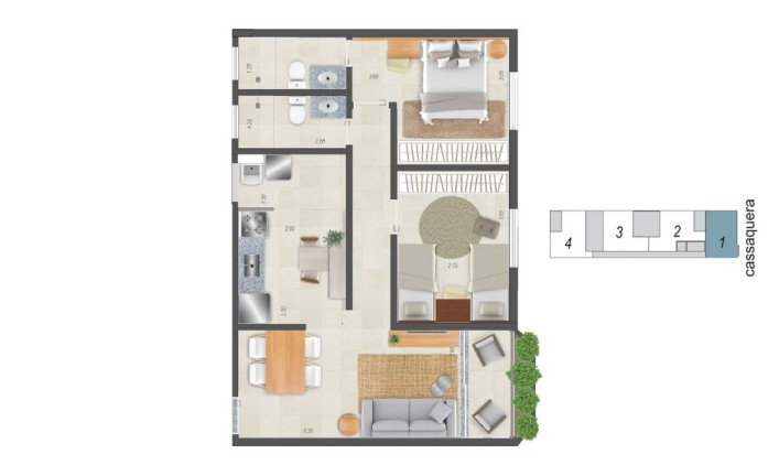 Imagem Imóvel com 2 Quartos à Venda, 65 m² em Barcelona - São Caetano Do Sul