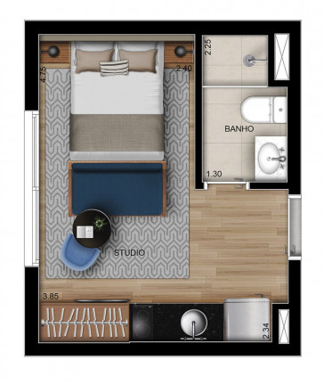 Imagem Imóvel com 1 Quarto à Venda, 23 m² em Belenzinho - São Paulo Imagem Imóvel com 1 Quarto à Venda, 23 m² em Belenzinho - São Paulo