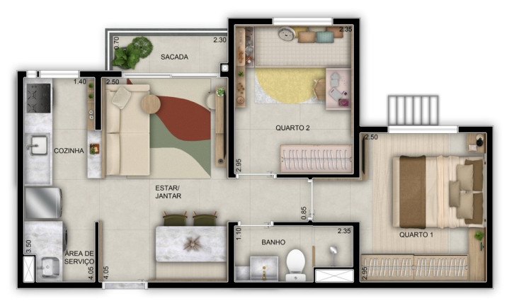Imagem Apartamento com 3 Quartos à Venda, 61 m² em Chácaras Dona Gê - Goiânia Imagem Apartamento com 3 Quartos à Venda, 61 m² em Chácaras Dona Gê - Goiânia
