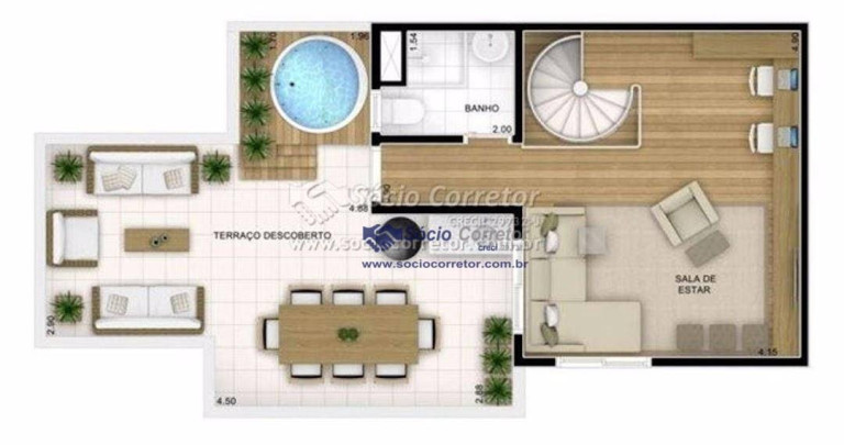 Imagem Cobertura com 3 Quartos à Venda, 113 m² em Jardim Las Vegas - Guarulhos Imagem Cobertura com 3 Quartos à Venda, 113 m² em Jardim Las Vegas - Guarulhos