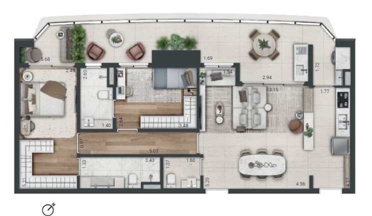 Imagem Apartamento com 3 Quartos à Venda, 244 m² em Real Parque - São Paulo Imagem Apartamento com 3 Quartos à Venda, 244 m² em Real Parque - São Paulo