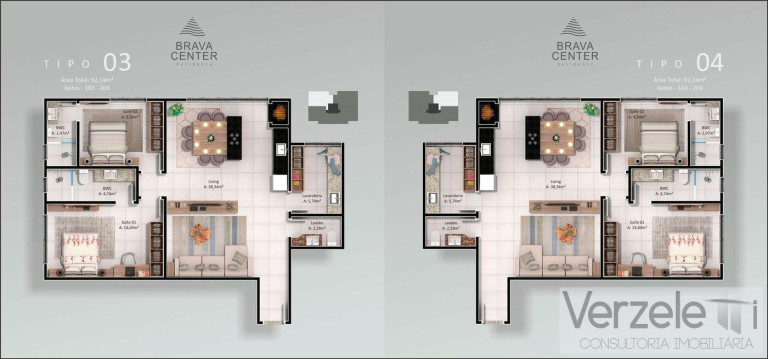 Imagem Apartamento com 2 Quartos à Venda, 92 m² em Praia Brava De Itajaí - Itajaí Imagem Apartamento com 2 Quartos à Venda, 92 m² em Praia Brava De Itajaí - Itajaí