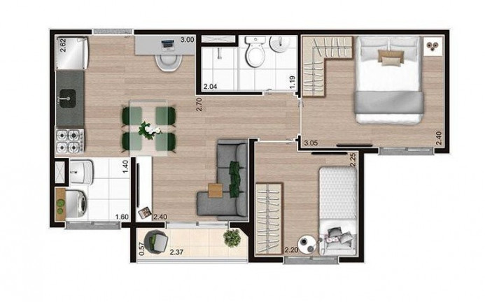 Imagem Imóvel com 2 Quartos à Venda, 37 m² em Vila Andrade - São Paulo Imagem Imóvel com 2 Quartos à Venda, 37 m² em Vila Andrade - São Paulo