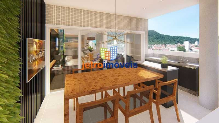 Imagem Apartamento com 2 Quartos à Venda, 91 m² em Canto Do Forte - Praia Grande