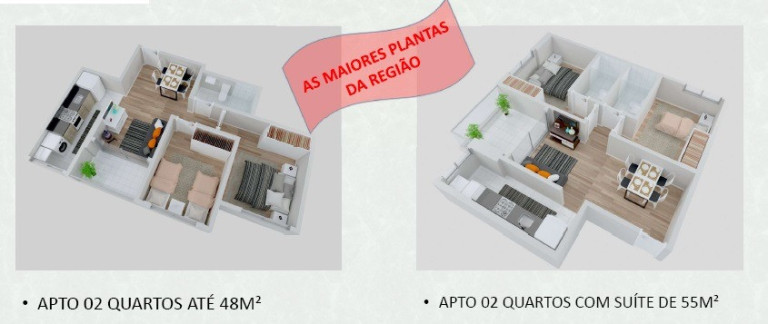 Imagem Apartamento com 2 Quartos à Venda, 55 m² em Cocal - Vila Velha Imagem Apartamento com 2 Quartos à Venda, 55 m² em Cocal - Vila Velha