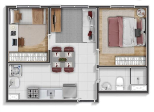 Imagem Imóvel com 2 Quartos à Venda, 33 m² em Vila Itaim - São Paulo Imagem Imóvel com 2 Quartos à Venda, 33 m² em Vila Itaim - São Paulo