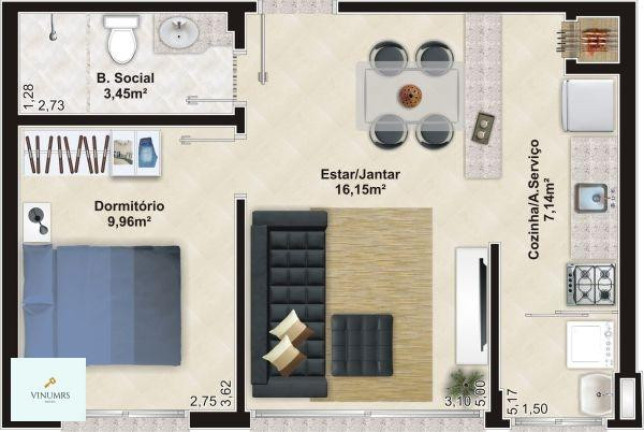Imagem Apartamento com 1 Quarto à Venda, 41 m² em Santo Antônio - Porto Alegre Imagem Apartamento com 1 Quarto à Venda, 41 m² em Santo Antônio - Porto Alegre