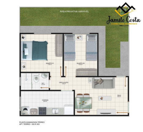 Imagem Apartamento com 2 Quartos à Venda, 40 m² em Mangabeira - Feira De Santana Imagem Apartamento com 2 Quartos à Venda, 40 m² em Mangabeira - Feira De Santana