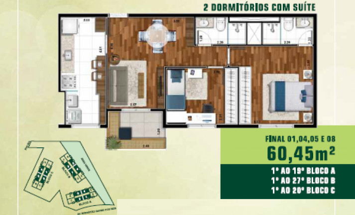 Imagem Apartamento com 1 Quarto à Venda, 57 m² em Jardim Tupanci - Barueri Imagem Apartamento com 1 Quarto à Venda, 57 m² em Jardim Tupanci - Barueri