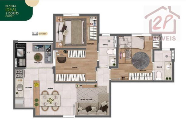 Imagem Apartamento com 3 Quartos à Venda, 75 m² em Parque Industrial - São José Dos Campos Imagem Apartamento com 3 Quartos à Venda, 75 m² em Parque Industrial - São José Dos Campos