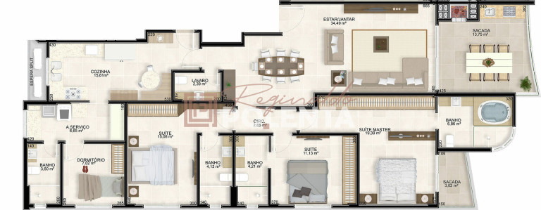Imagem Apartamento com 3 Quartos à Venda, 172 m² em Centro - Içara