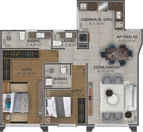 Imagem Apartamento com 4 Quartos à Venda, 194 m² em Zona Nova - Capão Da Canoa Imagem Apartamento com 4 Quartos à Venda, 194 m² em Zona Nova - Capão Da Canoa