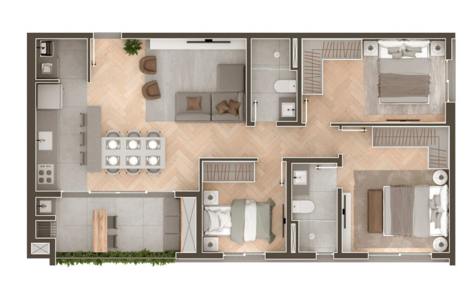 Imagem Apartamento com 2 Quartos à Venda, 89 m² em água Verde - Curitiba