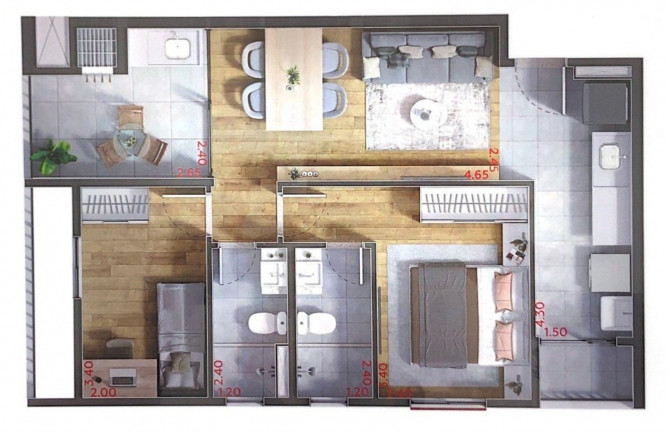 Imagem Imóvel com 2 Quartos à Venda, 65 m² em água Verde - Curitiba Imagem Imóvel com 2 Quartos à Venda, 65 m² em água Verde - Curitiba