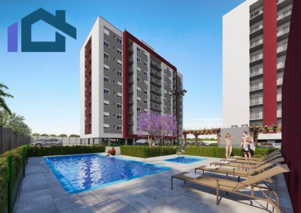 Imagem Apartamento com 1 Quarto à Venda, 44 m² em Orico - Gravataí
