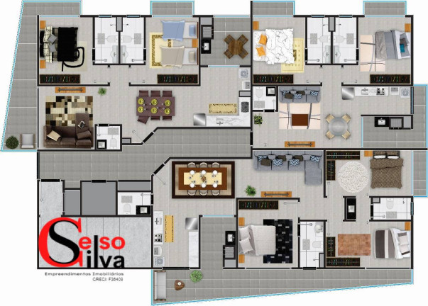 Imagem Apartamento com 3 Quartos à Venda, 86 m² em Balneário Piçarras Imagem Apartamento com 3 Quartos à Venda, 86 m² em Balneário Piçarras