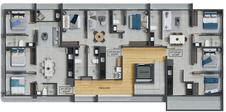 Imagem Apartamento com 3 Quartos à Venda, 65 m² em Bessa - João Pessoa Imagem Apartamento com 3 Quartos à Venda, 65 m² em Bessa - João Pessoa